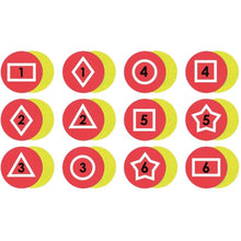 **Spordas Memory Relay Poly Spots - Yellow - ABC School Supplies
