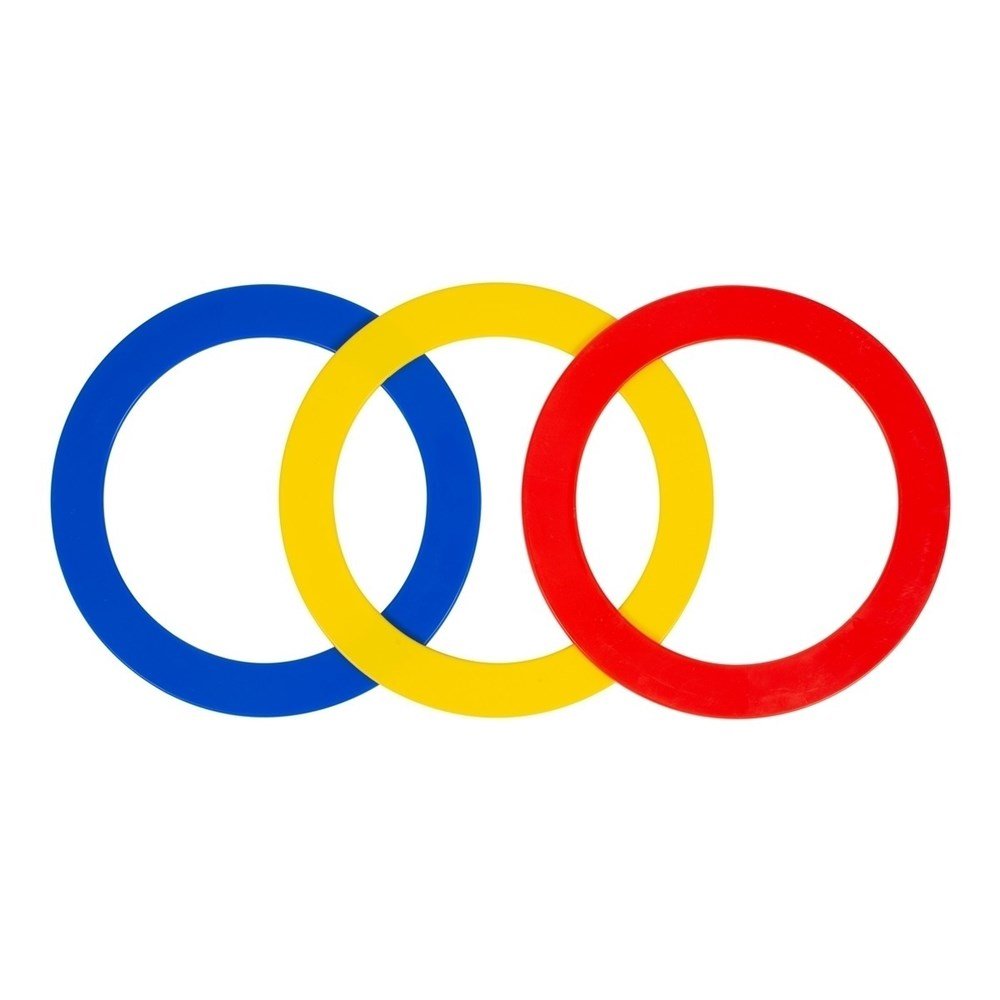 Spordas Set Of 3 Juggling Rings 24Cm - ABC School Supplies