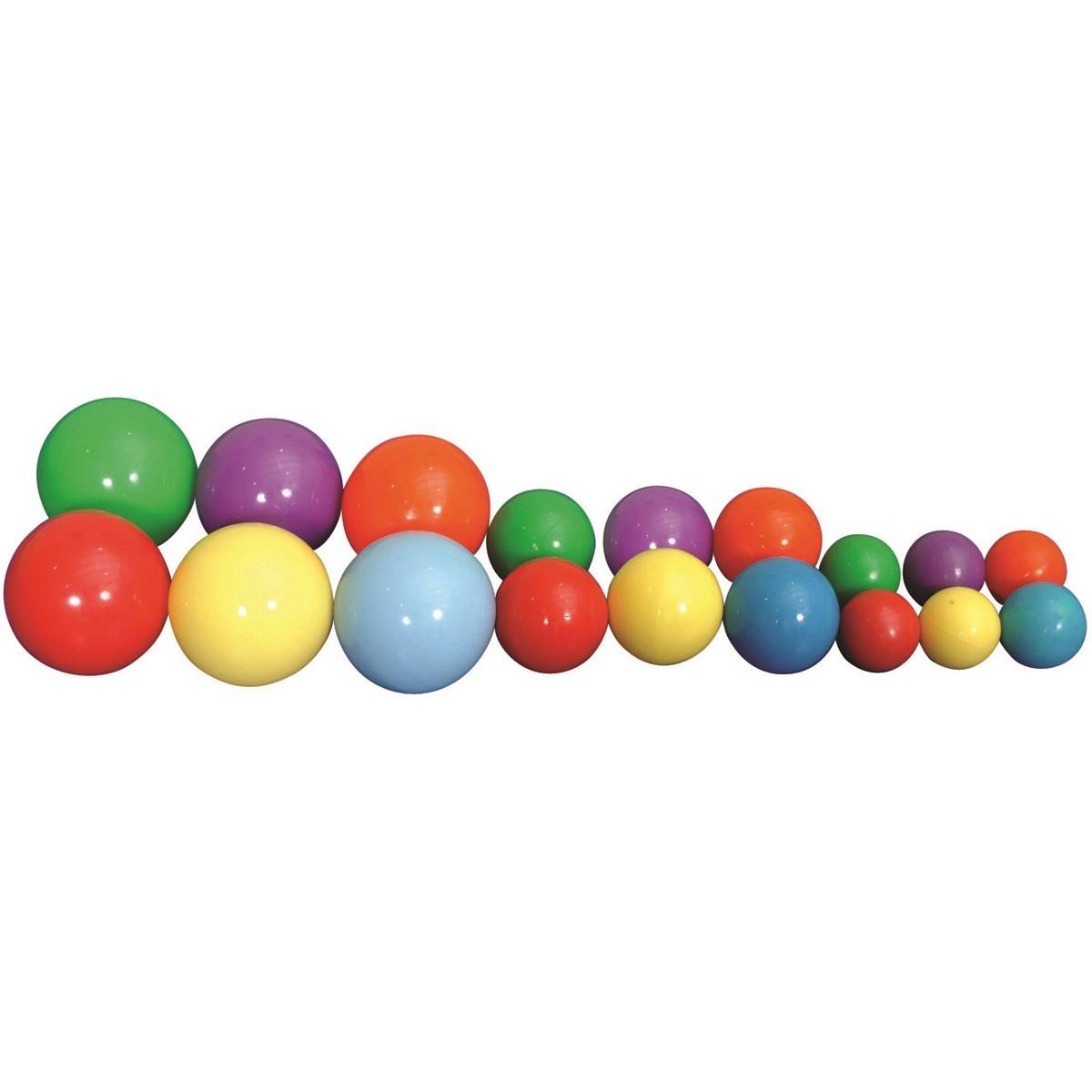 Spordas Set Of 6 Coloured All Balls 7Cm - ABC School Supplies