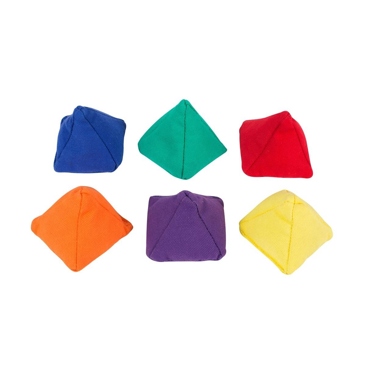 Spordas Set Of 6 Pyramid Beanbags - ABC School Supplies