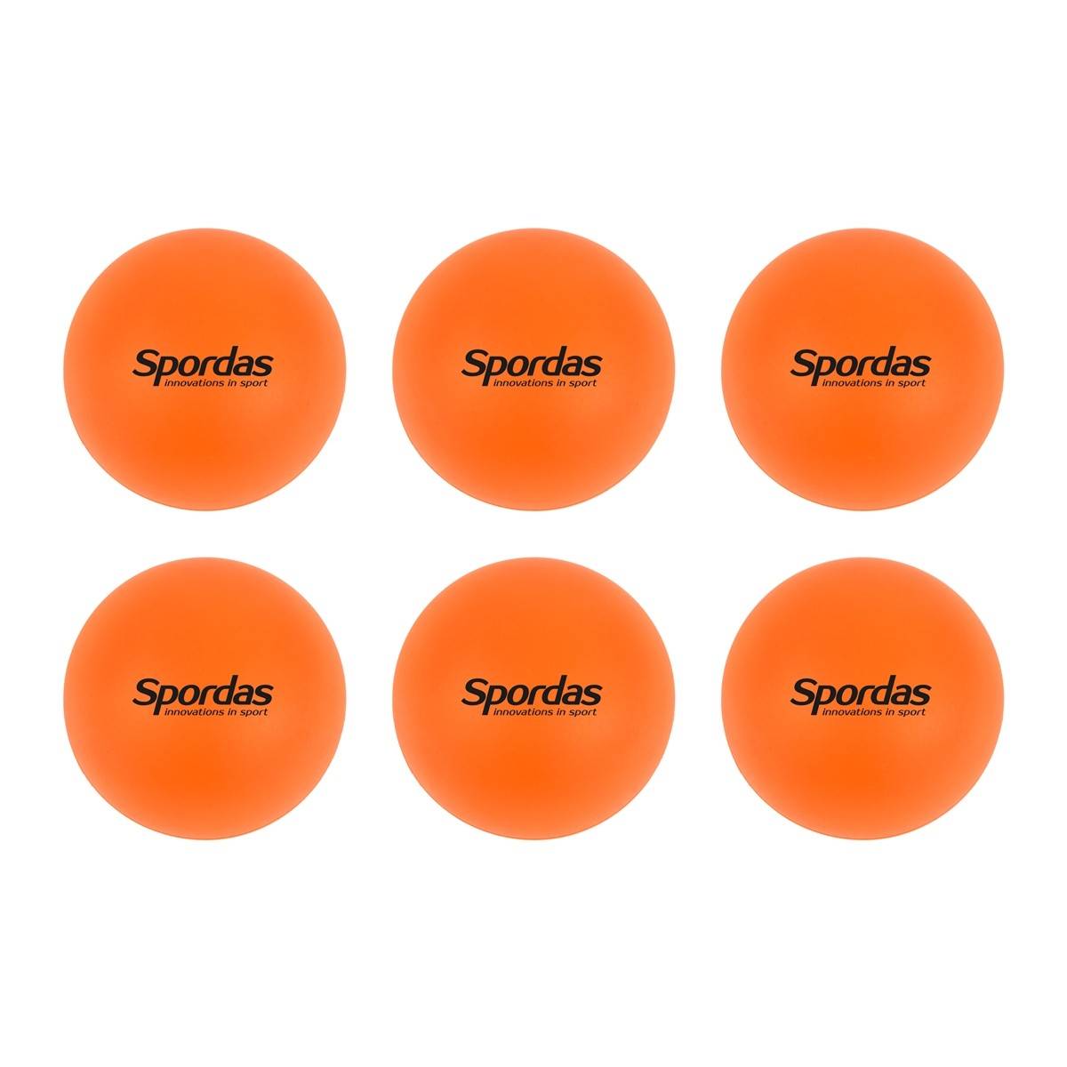 Spordas Set Of 6 School Field Hockey Balls - ABC School Supplies