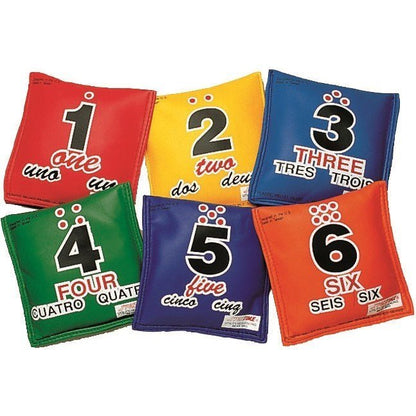Spordas Utility Sequencing Beanbags Set Of 6 Colours - ABC School Supplies
