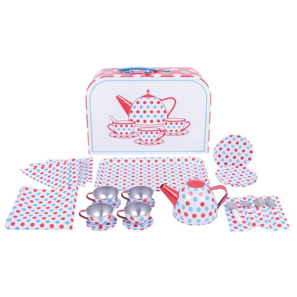 Spotted Tea Set In A Case - ABC School Supplies