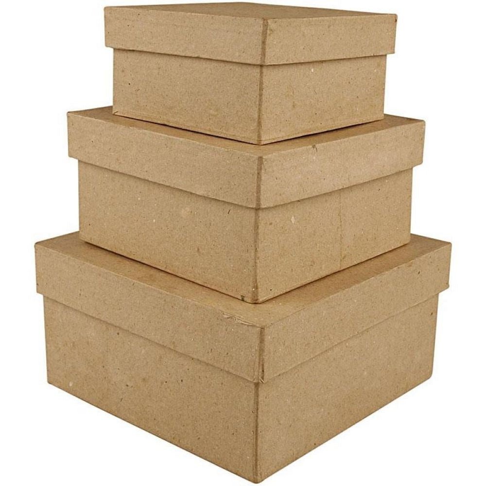 Square Boxes - Set of 3 - ABC School Supplies