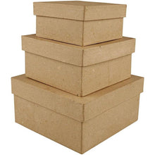 Square Boxes - Set of 3 - ABC School Supplies