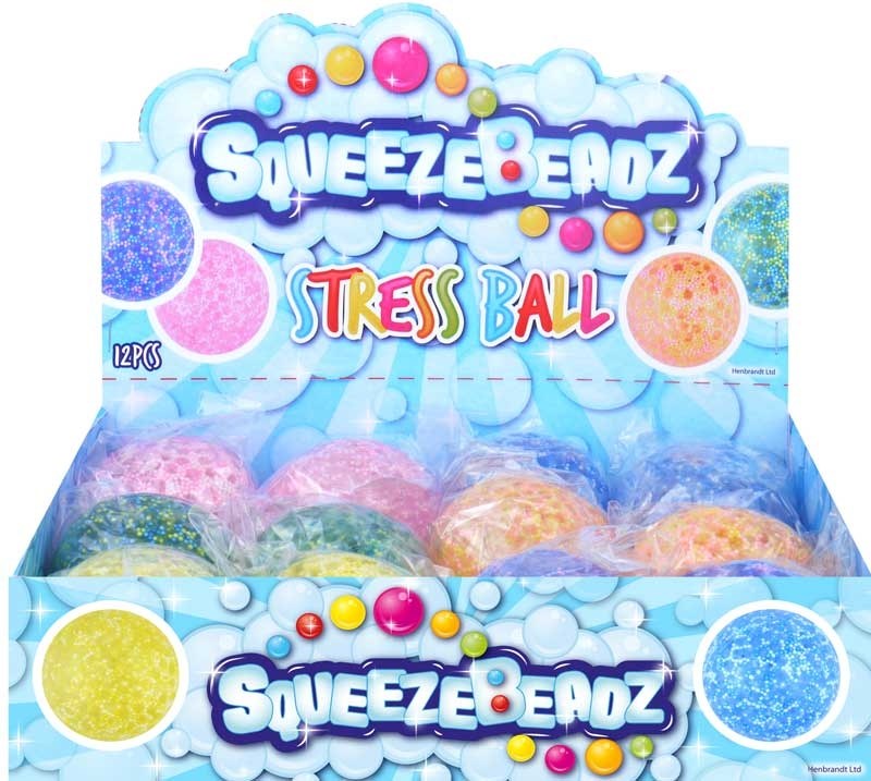 Squeeze Stress Ball With Beads 7Cm