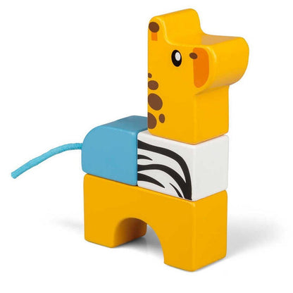 **Stack And Play Wooden Safari Animals - ABC School Supplies