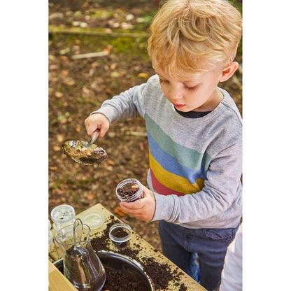 **Stackable Transparent Pots - Pack Of 6 - ABC School Supplies
