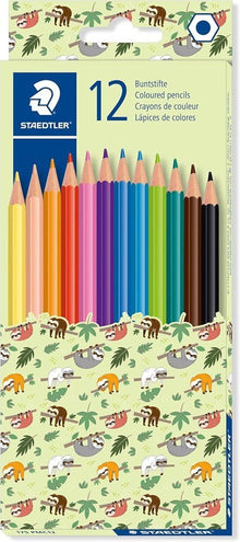 Staedtler 175 C12 Wood - Free Coloured Pencils - Box of 12 Assorted Colours - ABC School Supplies