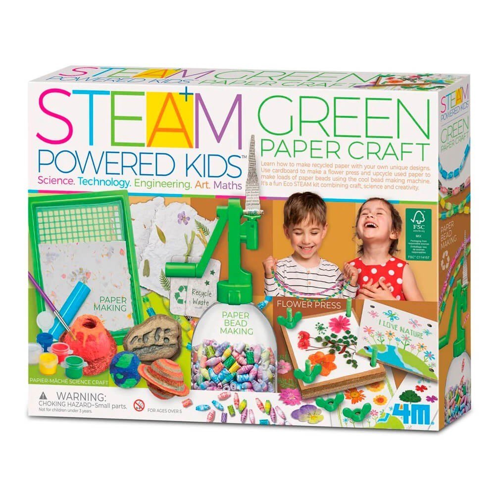 STEAM - Green Paper Craft - ABC School Supplies