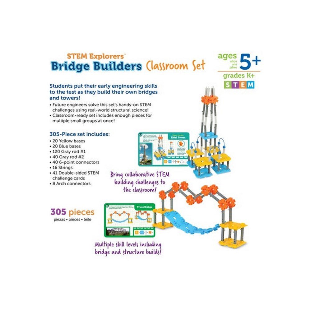 STEM Explorers Bridge Builders Classroom Set - ABC School Supplies
