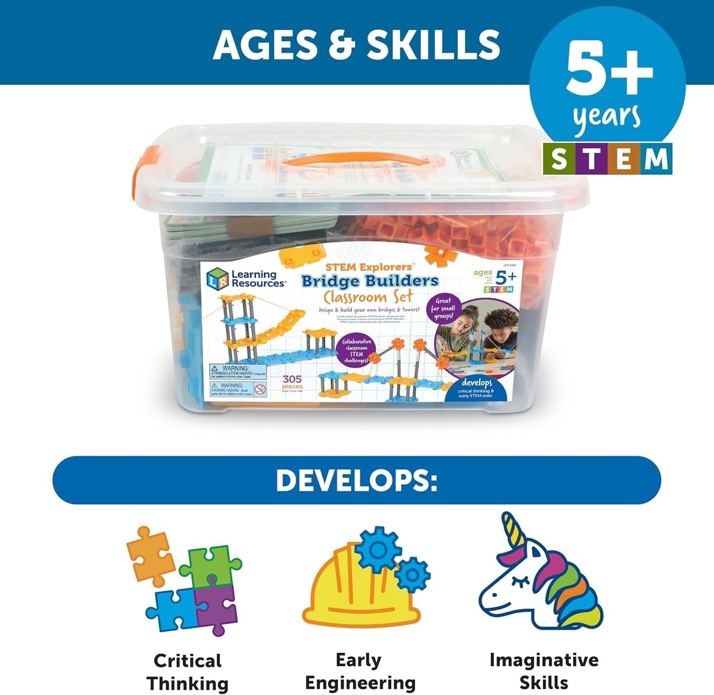 STEM Explorers Bridge Builders Classroom Set - ABC School Supplies