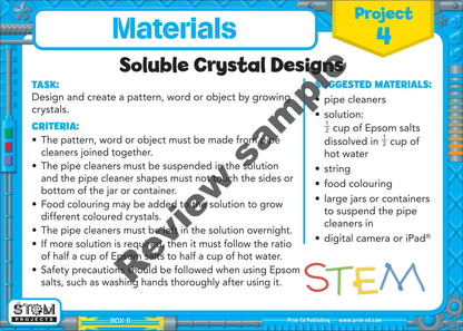 Stem Projects: 6th Class - ABC School Supplies
