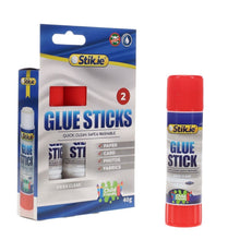 Stik - ie Glue Sticks 40g Pack of 2 - ABC School Supplies