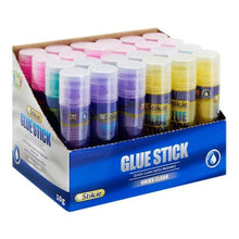 Stik.ie 10g Coloured Transparent Glue Stick - 24 Pack - ABC School Supplies