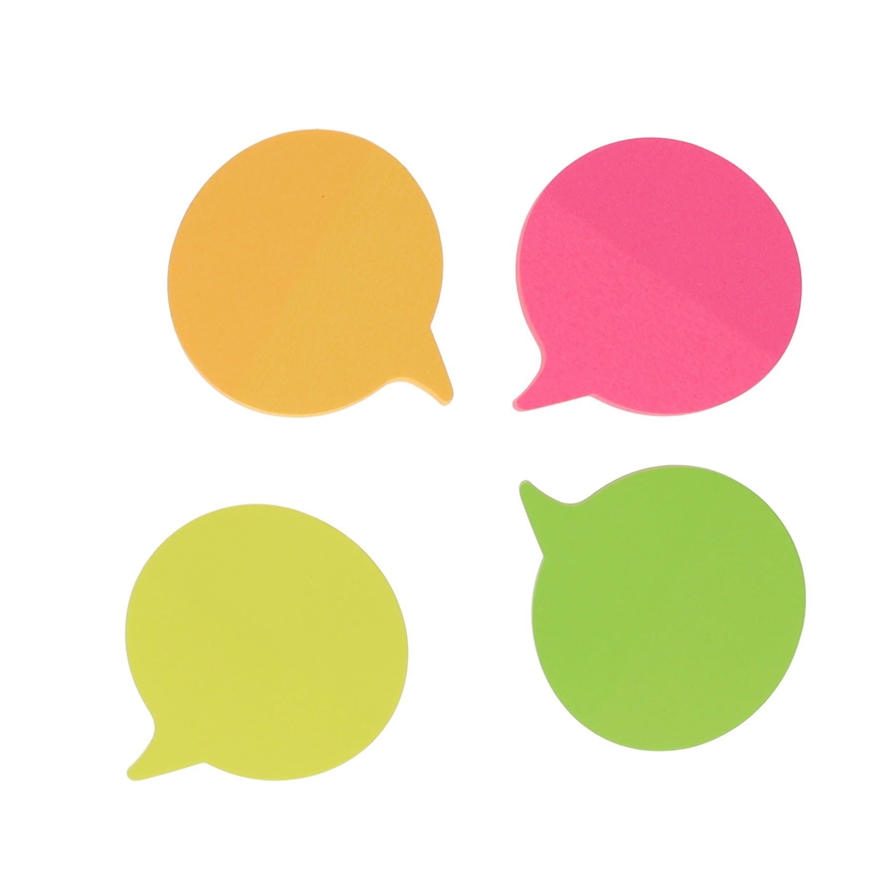 Stik.ie 3 Sticky Notes Speech Bubbles - ABC School Supplies