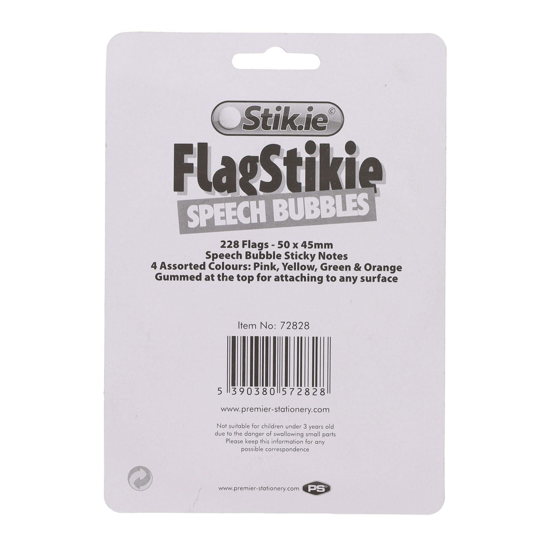 Stik.ie 3 Sticky Notes Speech Bubbles - ABC School Supplies