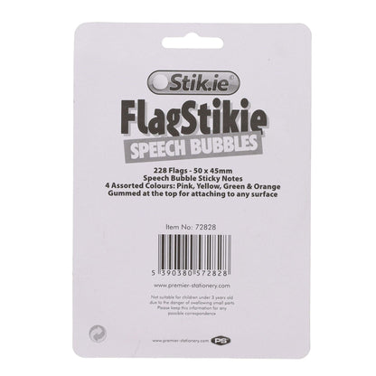 Stik.ie 3 Sticky Notes Speech Bubbles - ABC School Supplies