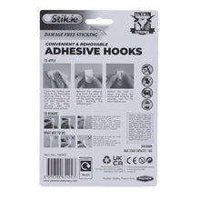 Stik.ie 6 Pack Removable Adhesive Hooks - 30x30mm - ABC School Supplies