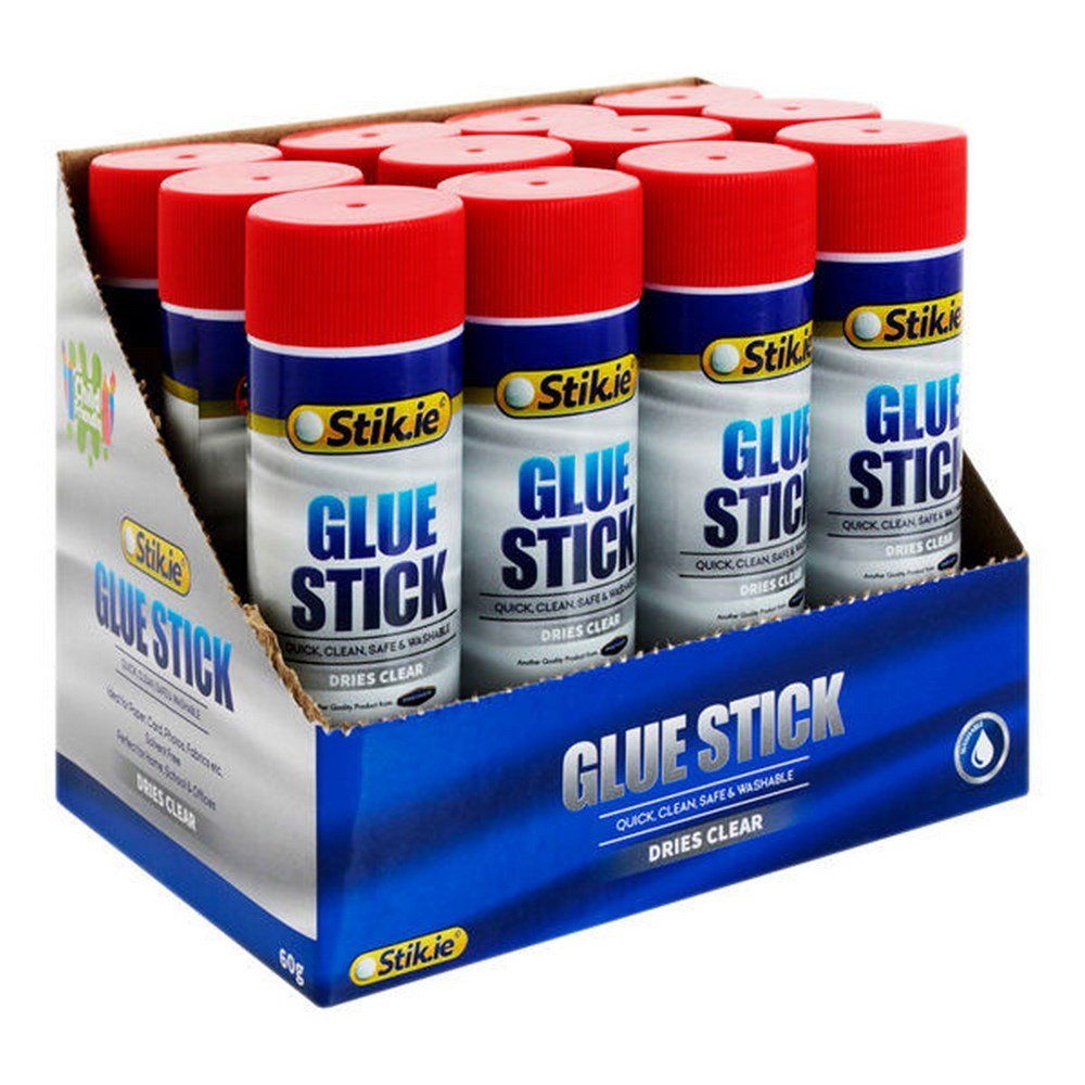 Stik.ie 60G Jumbo Glue Stick - ABC School Supplies