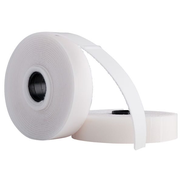 Stik.ie Multipurpose Hook & Loop Fastening Tape - White - ABC School Supplies