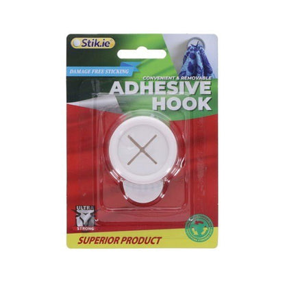 Stik.ie Towel Removable Adhesive Hooks - 42x22mm - ABC School Supplies