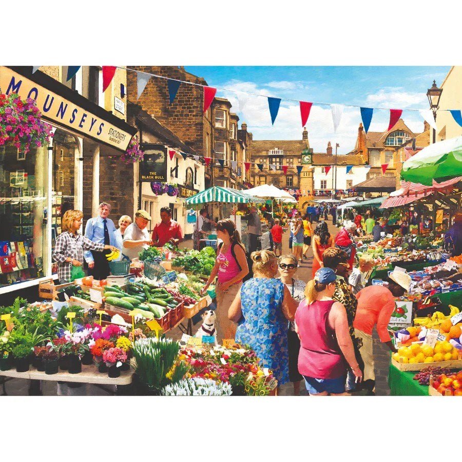 Street Market - 500 Piece Jigsaw Puzzle - ABC School Supplies