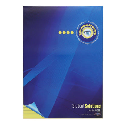 Student Solutions A4 100Pg Visual Memory Aid Refill Pad - Yellow - ABC School Supplies