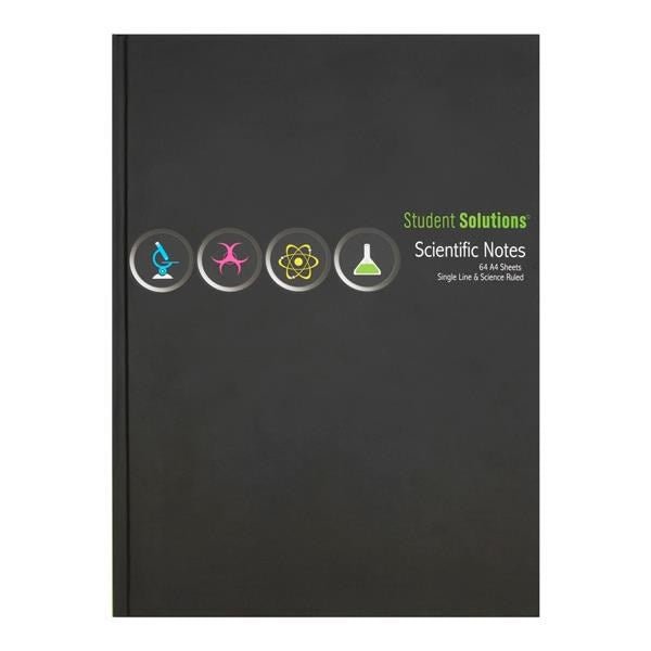 Student Solutions A4 Hardcover 128Pg Science Book - ABC School Supplies