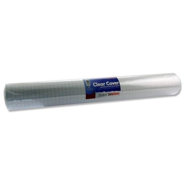 Student Solutions Transparent Book Covering, 50 Micron, Width 500Mm X Length 20M - ABC School Supplies