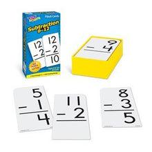 Subtraction 0-12 Flash Cards - ABC School Supplies