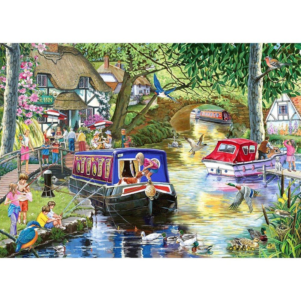 Summer on the River - 1000 Piece Jigsaw Puzzle - ABC School Supplies