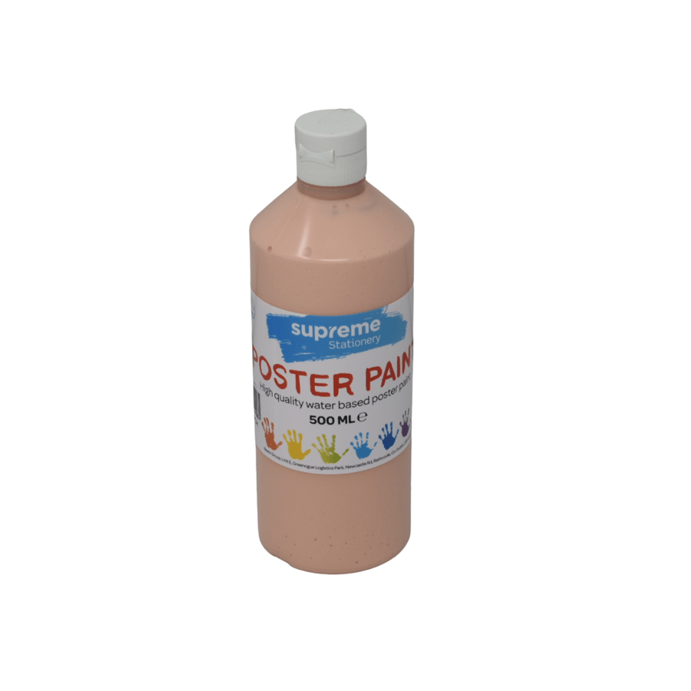 Supreme 500ml Bottle Poster Paint - Peach - ABC School Supplies