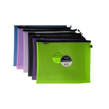 Supreme A3 Mesh Wallet - Assorted Colours - ABC School Supplies