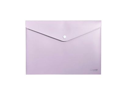 Supreme A5 Button Wallet Envelope (Soft Touch) Pack of 3 - ABC School Supplies