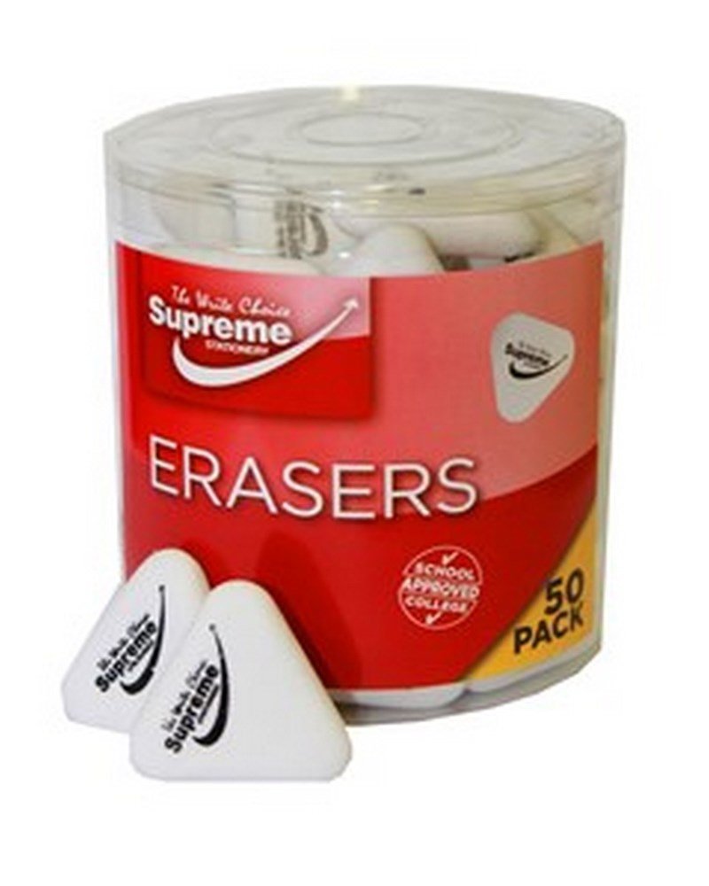 Supreme Large Triangular Eraser - ABC School Supplies