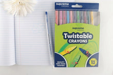 Supreme Twistable Crayons Pack of 12 - ABC School Supplies