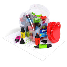 Swash Assorted Colour Mini Highlighters Tub of 50 - ABC School Supplies