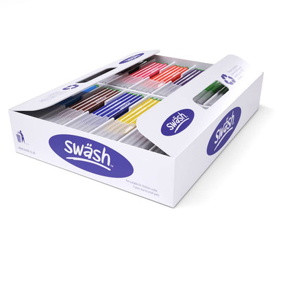 Swash Colouring Pens Komfigrip Fine - Assorted Classpack of 300 - ABC School Supplies