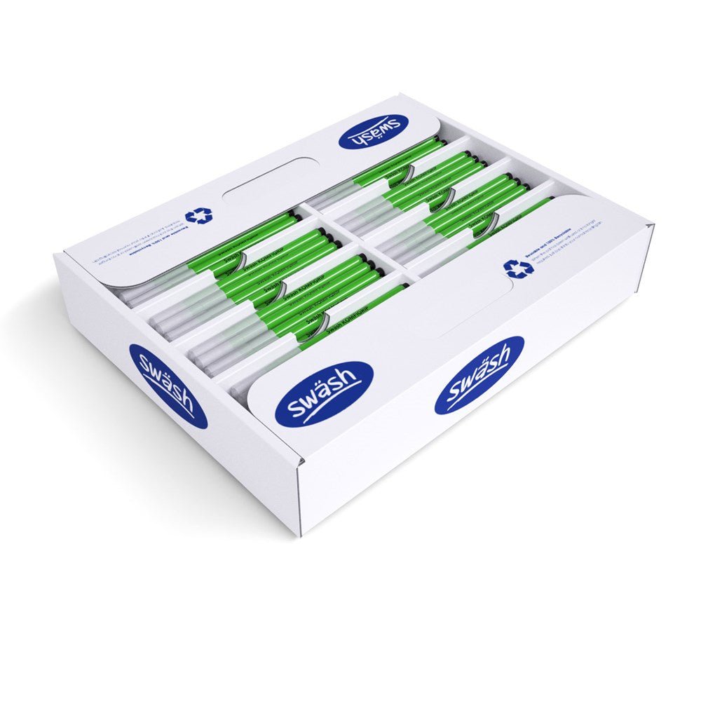 Swash Komfigrip Black Handwriting Pens Classtray of 300 - ABC School Supplies