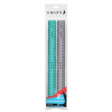 **Swift 30cm Ruler Set of 2 - ABC School Supplies