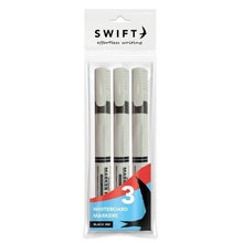 **Swift Whiteboard Markers - Black Pack Of 3 - ABC School Supplies