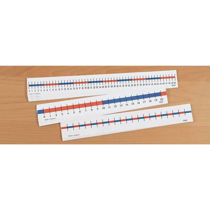 **Table Top Number Lines - 0 To 50 - Pack Of 10 - ABC School Supplies