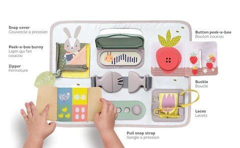 Taf Toys Activity Buckles Board - ABC School Supplies