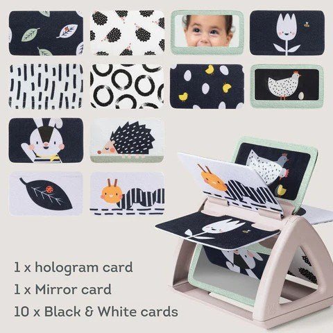 Taf Toys Urban Garden Black & White Spinning Book - ABC School Supplies