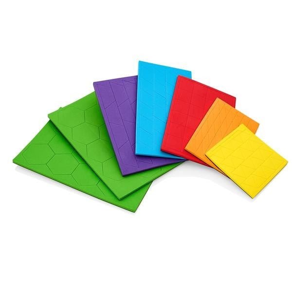 Tangram Magnetic Activity Set 144pcs plus Magnetic Whiteboard) - ABC School Supplies