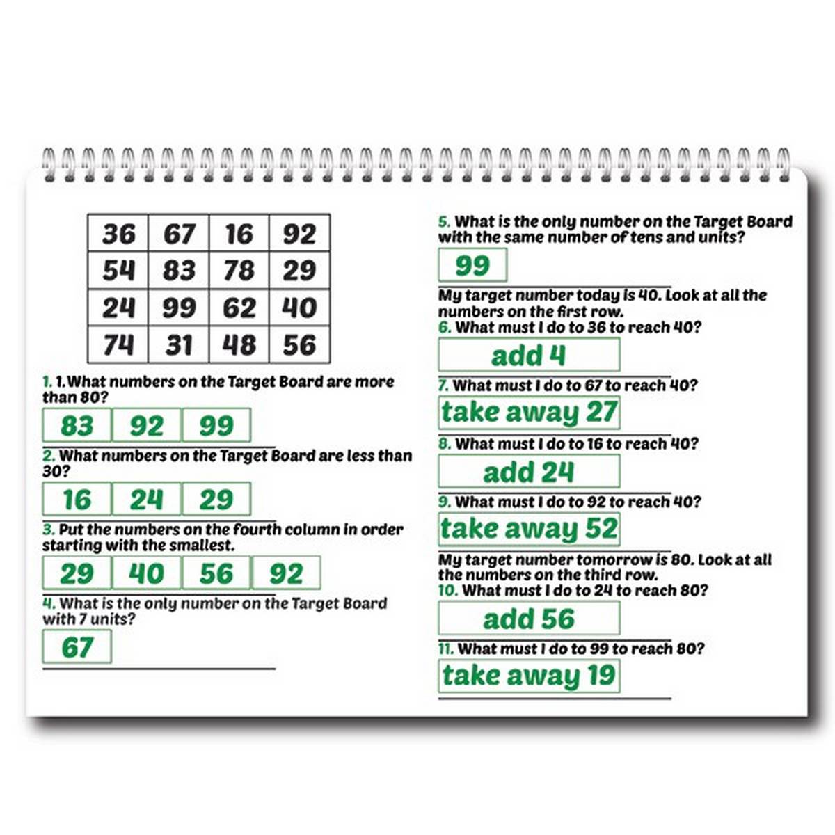 Target Board 5th Class Mental Maths Activities - ABC School Supplies