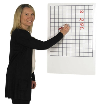 **Teachers Grid Dry Erase Board - ABC School Supplies