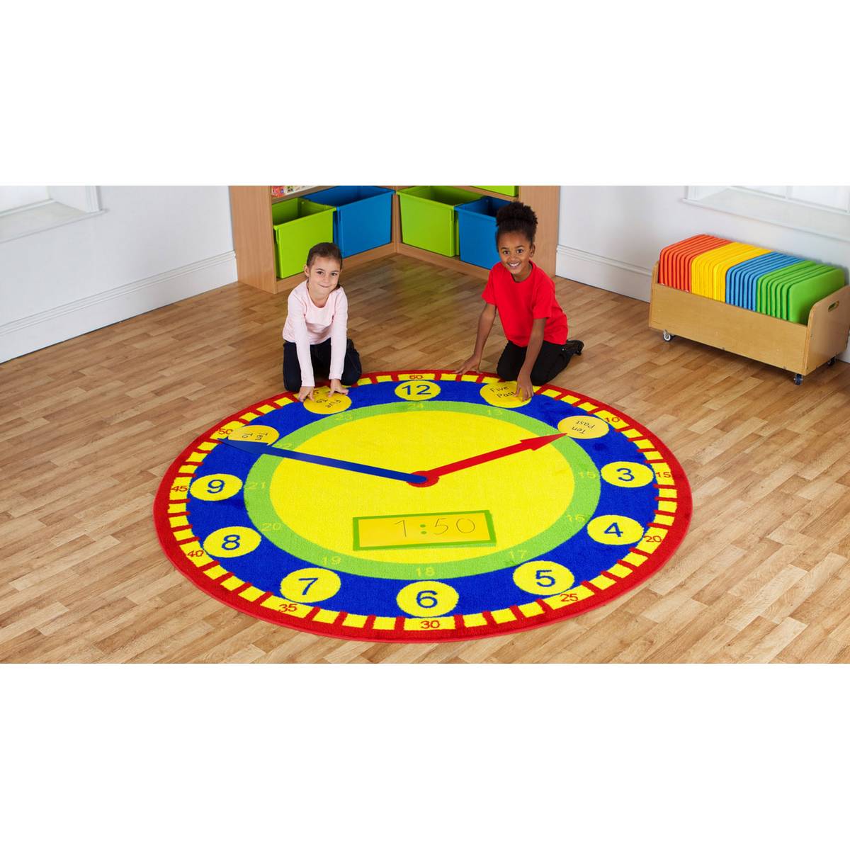 Tell The Time 2M Carpet & Accessory Pack - ABC School Supplies