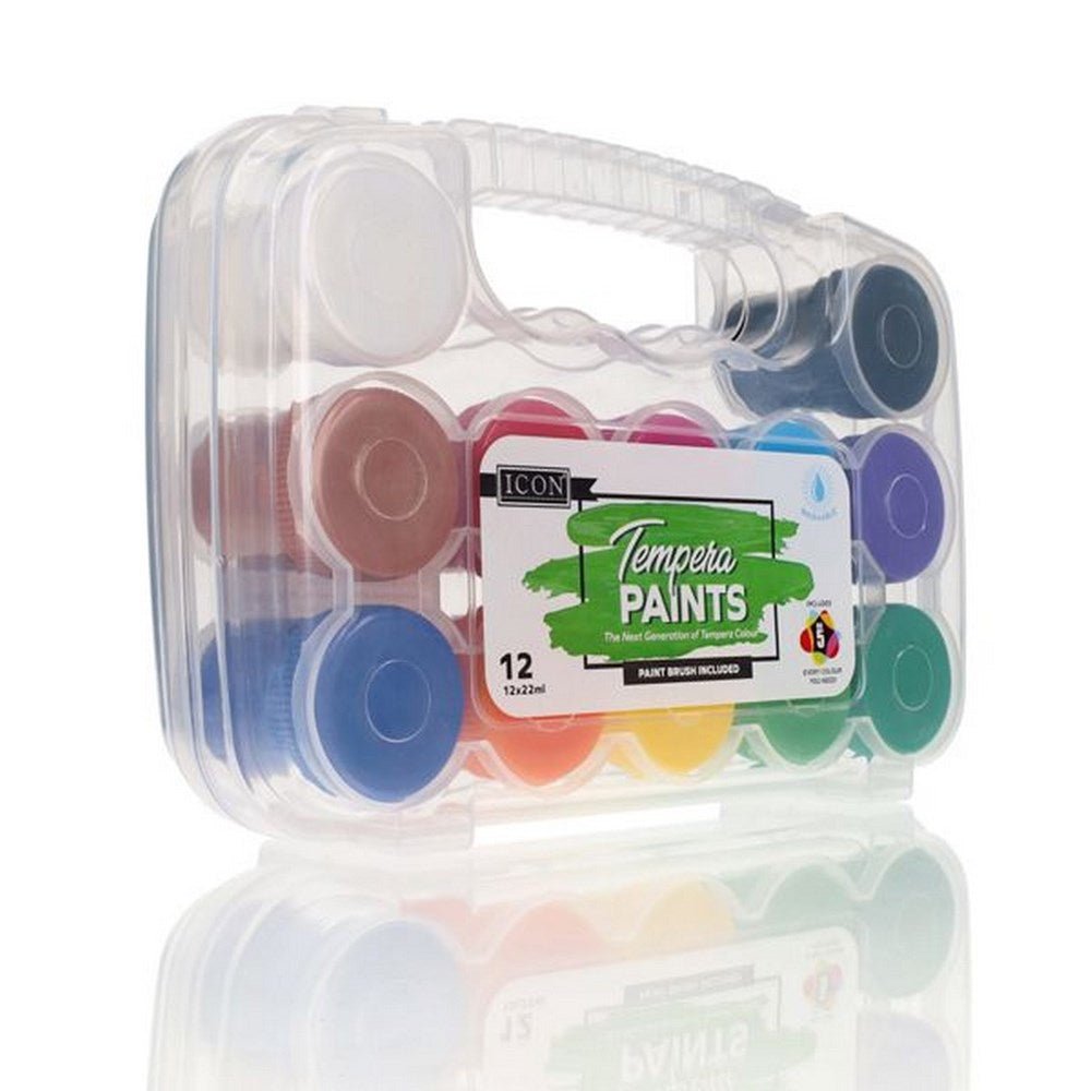 **Tempera Paint Set 12 X 22Ml - ABC School Supplies